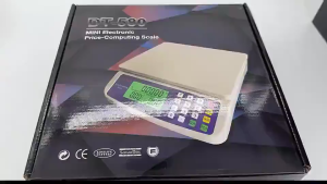Brett Electronic scale up to 30 kg Kitchen scale Waterproof and anti-drop Easy to clean Fruit scale LED display and tare function Digital scale PCS counting scale