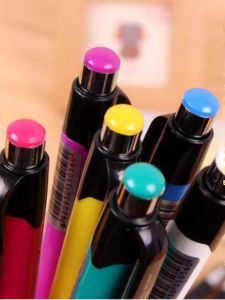 ปากกาลูกปัดคลาสสิกสำหรับใช้ในออฟฟิศ AH-505 ปากกาเขียนน้ำหมึกสีน้ำเงิน น้ำหมึกสีแดง น้ำหมึกสีดำ ปากกาลูกปัดแบบเขียนน้ำหมึกไหลได้ดี