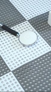 20 PCS Big Drain Holes Bathroom Anti-slip Mat Waterproof Eco-friendly Shower Room Floor Mat 30x30cm 30x30cm Bathroom Non-slip Mats Splicing Floor Mat Decor Combination Carpet Adjustable Mat for Baby Adult Elderly Bathroom Non-slip