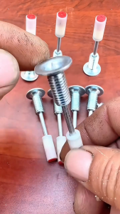 【500 PCS 】Nail Gun Nails Threaded Nail M8 Thread Nail Professional Nail For Nail Gun Stainless Steel 7.3MM Screw Nail With Nut