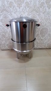 เตาถ่านบาร์บีคิวไร้ควันทำจากสเตนเลสสตีลอย่างหนาสำหรับไว้กลางแจ้ง เตาบาร์บีคิวสแตนเลสแบบแขวน 📌มีพร้อมส่ง