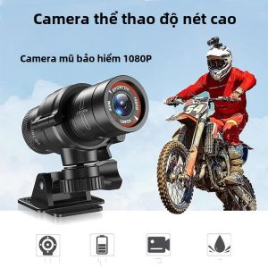 Camera Mũ Bảo Hiểm Chống Nước 4K HD Dành Cho Xe Máy Thể Thao Góc Cực Rộng 1080P 30 Khung Hình / Giây Quay Video Đi Xe Đạp