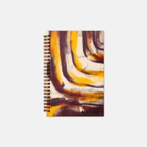 Montilord Smooth Horizontal Line A5 Notebook Efficient Simple Fashionable Retro Style Spiral Bound Notebook Good Writing Paper