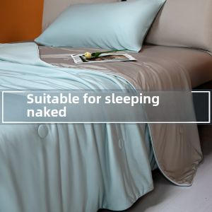 A-Class Maternity And Infants Cool Feeling Summer Air Conditioner Silk Ice Summer Lightweight Double Person Quilt Summer Cool Quilt