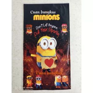 Plastik Snack Ulang Tahun (ultah) MINION / Plastik Karakter / Plastik OPP isi 10 pcs ukr 22x 40