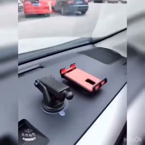 Car Tablet Mobile Phone Car Holder with Silicone Suction Cup Holder Stand Dashboard Table Windshield 4.5-10.5 Inch