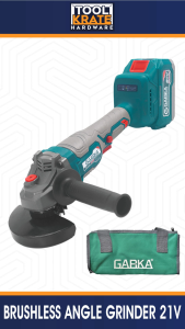 GABKA Brushless Angle Grinder 21V Cordless Li-ion Battery M14 Rechargeable Cutting Polishing Sanding 1200rpm Heavy Duty