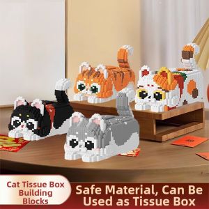 LUOYIMAN | Cute Cat Educational Toy DIY Jigsaw Paper Box 6-12 Years