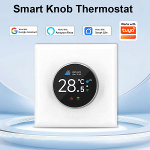 LS | Tuya WIFI Smart Knob Thermostat for Electric Floor Heating Water/Gas Temperature Control Works with Tuya