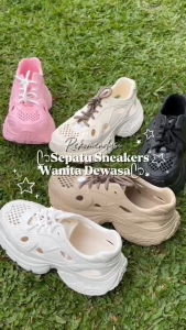 Sepatu Sneakers Wanita Pria Bahan Karet Eva Slip On Outdoor Olahraga Anti Slip Ringan Nyaman Size 35-40