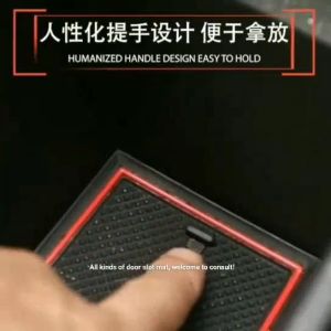 Honda CRV 2024 2025 2026 Interior Slot Mat 18 Pcs RED Car Accessories Slot Mat Antislip New Drawer Dust Cup Holder CR-V