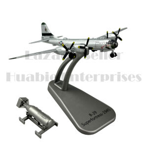 1:300 Scale B-29 Superfortress Bomber Aircraft 1945 Metal Diecast Model with LittleBoy Plastic Model