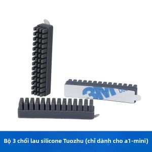 ZUIDID Bambu Lab A1/A1Mini Bàn Chải Silicon Dụng Cụ Vệ Sinh Cho Máy In 3D Tự Động Làm Sạch Hành Động Cơ Khí Bộ Phần Cứng Một Phần