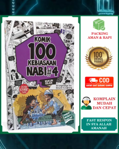 Komik 100 Kebiasaan Nabi Jilid 4 ORIGINAL Buku Qomic Anak Remaja Muslim Straitghtedge DW & Wawan Kungkang Seri Rukun Islam Penerbit Salsabila