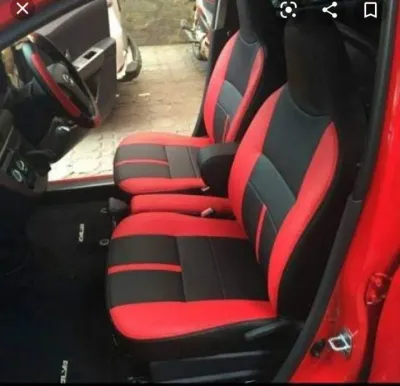 Sarung Jok Mobil Agya Ayla Brio Full Set Depan Belakang Bahan Kulit Sintetis Tahan Air