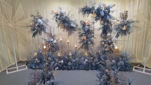 Wedding Props New Crown Lamp Road Guide Wedding Scene Layout (crown lamp) Stage Decoration Scene Arrangement