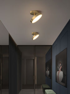 ZHENMEIJU | Copper Nordic Design Ceiling Light