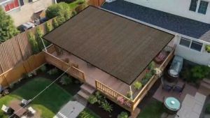 OOKAS สแลนกันแดด 100% ผ้าบังแดดกันฝน ผ้าใบกันแดด กันแดดรถยนต์ ผ้าสแลนกันแดด ผ้ากันแดดแคมปิ้ง ตาข่ายบังแดด ผ้ากันแดดหน้าบ้าน แสลนบังแดด