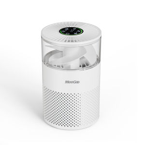 MeeGoo Air Purifier WG-06 UVC Sterilization WiFi Smart Desktop Air Purifier PM2.5 21㎡ - 30㎡ Ambient Night Light with Digital Display Control By Tuya App