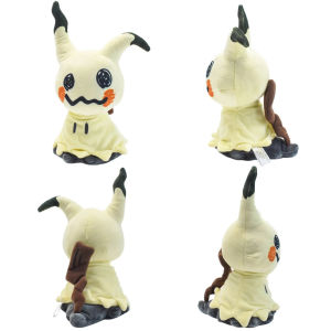 Bandai | Mimikyu Anime Plush Toys Cute Ugly Stuffed Pokemon Mimikyu Plush Doll Soft Plushie For Kids Fans Gift Room Decor 23CM