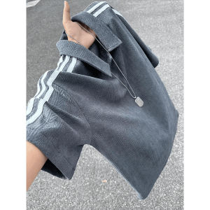LIUBU | Retro Style Barley Texture Breathable Mens Polo Shirt