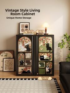 MR ART | Vintage Large Capacity Storage Cabinet