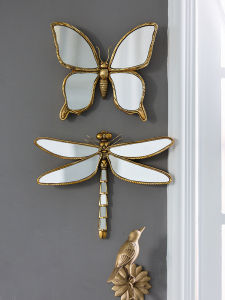 YASISHA | Butterfly Shaped Retro Wall Decor Mirror