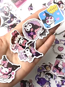 100 Stickers Kunomi Creative Stickers Handbook Material Decoration Laptop Water Cup Helmet Cut-Free Small Stickers