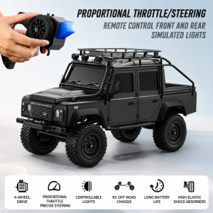 NEW MN111C RC Car 4WD 1:18 Full Scale 2.4G Remote Control Car Land Rover Defender Simulation Truck Climbing Off-Road RC Toy Gift