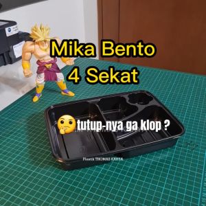ECER BUNDLE Kantong Plastik Dove + Mika Bento 4 Sekat