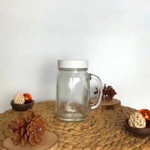 Drinking Jar Polos 500 mL / Gelas Minum Kaca / Gelas Toples