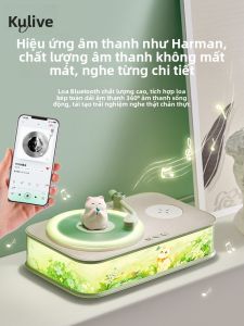 kufire | Loa Bluetooth Cổ Điển Hộp Quà Hương Liệu Đèn Không Khí Thông Minh Ban Đêm