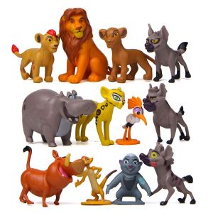 Takara Tomy | 12Pcs/Set Anime Cartoon The Lion Guard King Kion Simba PVC High Quality Action Figures Bunga Beshte Fuli Ono Figurines Doll Toys