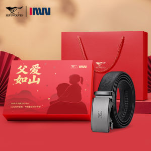 SEPTWOLVES | Automatic Buckle Mens Leather Belt