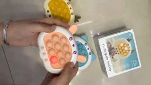 100-120 Level Quick Push Game Pop It Electronic Speed Educational Toys Bubble Fidget Toy Kids Whack-A-Mo