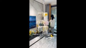 Jemuran menara jemuran baju bayi lipat rak jemuran baju lipat rak susun handuk foldable hanger