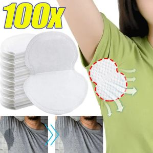 ชุดเดรสแผ่นแปะใต้วงแขน10-100ชิ้นแผ่นที่ระงับกลิ่นเหงื่อดูแลรักแร้แผ่นดูดซับระงับกลิ่นกายสำหรับผู้หญิงผู้ชาย
