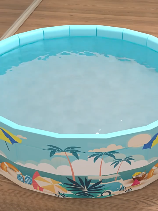 Outdoor Non-Inflatable Swimming Pool For Kids&Pet Portable Family Large ...