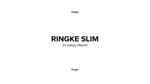 [ORI] RINGKE [SLIM] (2-Pack) Samsung Galaxy Watch 6 44/40mm Anti-Yellowing Minimalist Bezel (Frame Only) Premium PC Hard