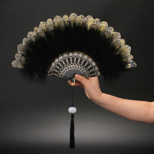 DANBIYIN | Classical Retro Style Folding Fan for Dance and Qipao Show