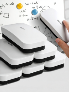 deli | Dustless Magnetic Black and White Board Eraser