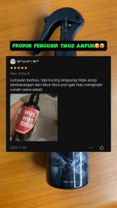 HUS HUS SEMPROTAN KUCING (AMPUH 100%) 250ml Parfum Anti Kucing Tikus Liar Bandel BAB Sembarangan / Alat Spray Cairan Obat Anti Cat Rat Repellent Bahan Alami Tidak Mengandung Racun Aman Obat Karbol Sereh Anabul yang Berak Asal Bau PUP Pengusir Tikus Nyamuk