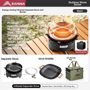 BSWOLF | Portable Infrared Camping Stove