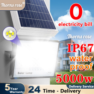 【READY STOCK】solar outdoor light waterproof 5000W solar light outdoor solar wall light outdoor lampu solar outdoor waterproof led solar lights outdoor waterproo