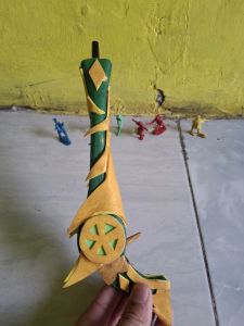 Mainan kayu inovasi pulpen bisa menulis jenis terompet