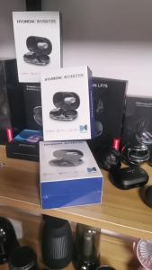 2025HYUNDAI Tai nghe Bluetooth hiện đại Hàn Quốc không trong tai không dây giảm tiếng ồn tai nghe thể thao ngoài tai HYA5