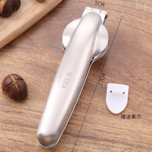 Chestnut Opening Clip 304 Stainless Steel Chestnut Shell Handy Gadget Raw Chestnut Cutting Cross Castanea Henryi Siberian Hazelnut Cutting Tool