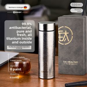 IMOGY | Titanium Large Capacity Mens Insulated Tea Cup