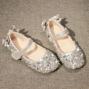 Aisha Crystal Girls Flat Shoes Soft Soles