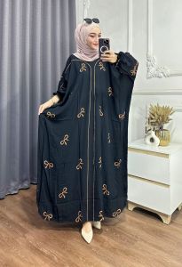 KAFTAN GAMIS BATIK PREMIUM TEBAL DAN HALUS BUSUI WANITA MUSLIMAH KEKINIAN